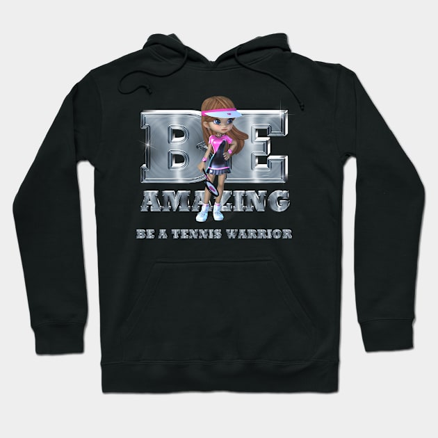 Be Tennis Amazing Hoodie by teepossible